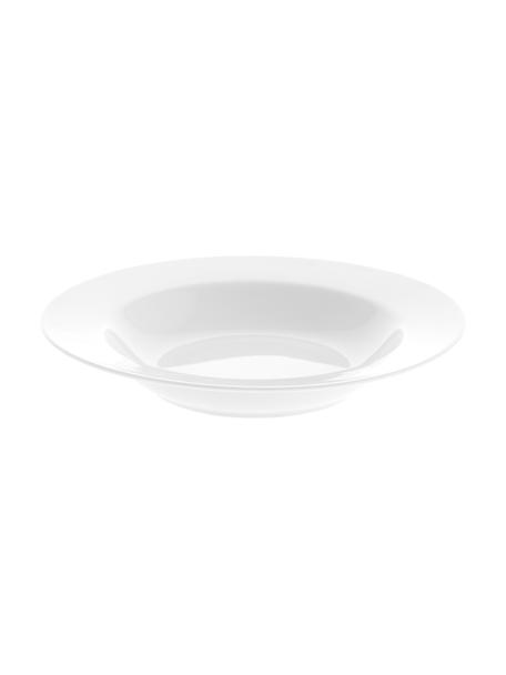 Porzellan-Suppenteller Delight Classic in Weiß, 2 Stück, Porzellan, Weiß, Ø 23 x H 4 cm