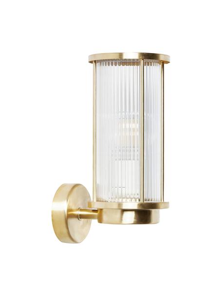 Vonkajšia nástenná lampa Linton, Odtiene zlatej, Ø 13 x V 30 cm