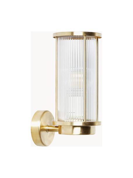 Vonkajšia nástenná lampa Linton, Odtiene zlatej, Ø 13 x V 30 cm