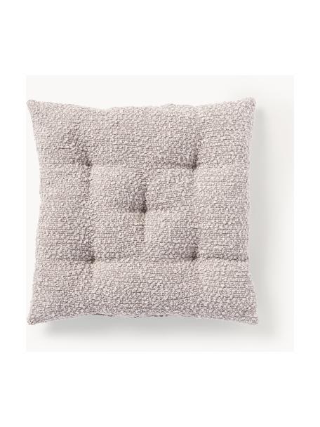 Bouclé-Sitzkissen Bellamie, Hülle: Bouclé (95 % Polyester, 5, Bouclé Lavendel, B 40 x L 40 cm, 2 Stück