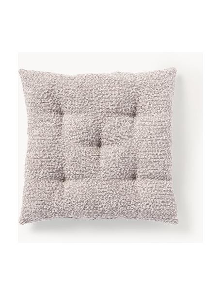 Poduszka na krzesło bouclé Bellamie, 2 szt., Lawendowy, S 40 x D 40 cm