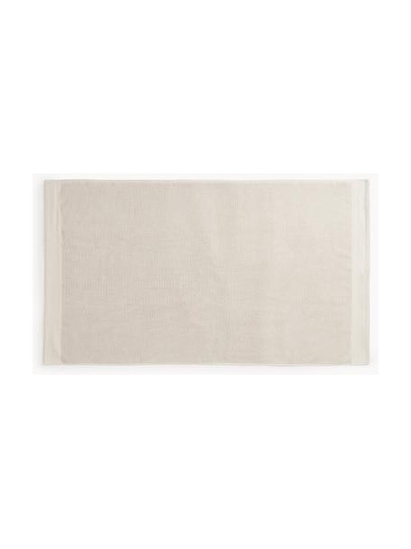 Alfombrilla de baño de algodón ecológico Premium, antideslizante, 100% algodón ecológico con certificado GOTS (por GCL International, GCL-300517)
Gramaje superior 750 g/m², Beige claro, An 70 x L 120 cm