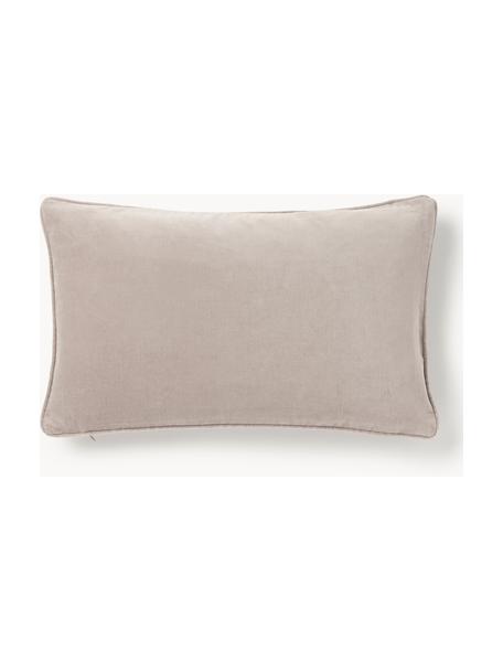 Housse de coussin 40x40 en velours Dana, 100 % velours de coton

Le matériau est certifié STANDARD 100 OEKO-TEX®, 21.HCN.84376, Hohenstein, Beige clair, larg. 30 x long. 50 cm