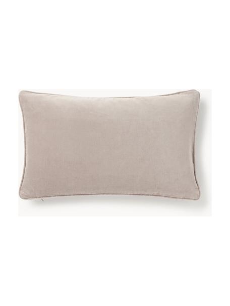 Housse de coussin 40x40 en velours Dana, 100 % velours de coton

Le matériau est certifié STANDARD 100 OEKO-TEX®, 21.HCN.84376, Hohenstein, Beige clair, larg. 30 x long. 50 cm