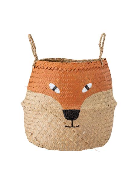 Skladovací koš Fritse, Mořská řasa, Oranžová, béžová, černá, bílá, Ø 35 cm, V 40 cm