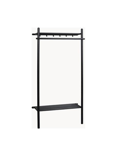Armario en roble Milford, Negro, An 91 x Al 181 cm