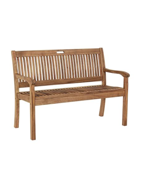 Garten-Sitzbank Noemi aus Holz, Akazienholz, geölt, Braun, B 120 x H 88 cm