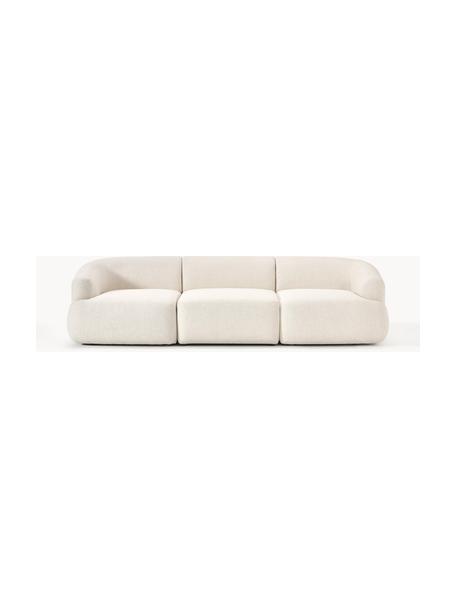 Modulares Sofa Sofia (3-Sitzer), Bezug: 100 % Polypropylen Der ho, Gestell: Fichtenholz, Spanplatte, , Webstoff Cremeweiss, B 277 x T 103 cm