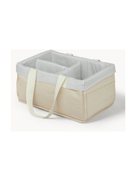 Panier de rangement en coton bio Camel, Camel, larg. 34 x haut. 24 cm