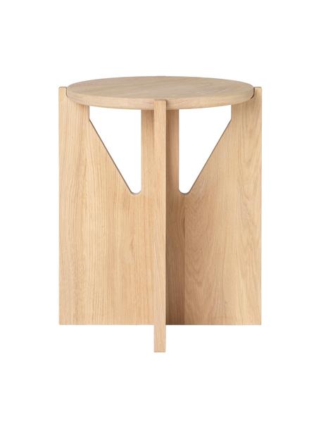 Mesa auxiliar de madera de roble Future, Madera de roble maciza, Madera de roble, Ø 36 x Al 42 cm