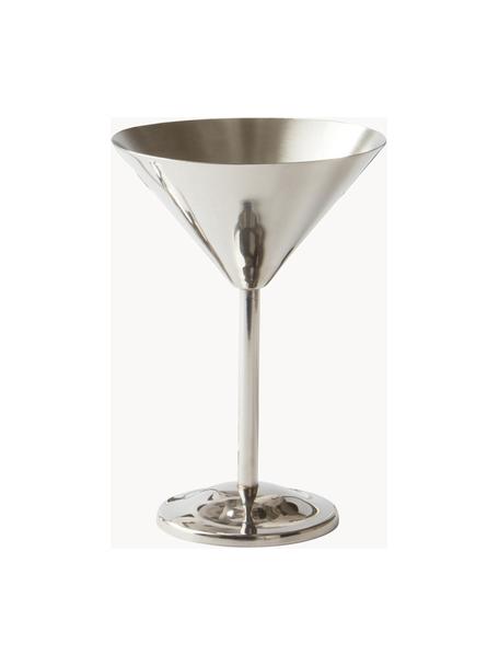Verres à cocktail Sarai, 4 pièces, Acier inoxydable, Couleur chrome, Ø 12 x haut. 17 cm