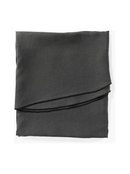Nappe ronde en lin avec passepoil Kennedy, 100 % pur lin

Le lin est une fibre naturelle qui se caractérise par ses propriétés respirantes, sa résistance et son toucher doux

Le matériau est certifié STANDARD 100 OEKO-TEX®, 6760CIT, CITEVE, Anthracite, noir, 4-6 personnes (Ø 180 cm)