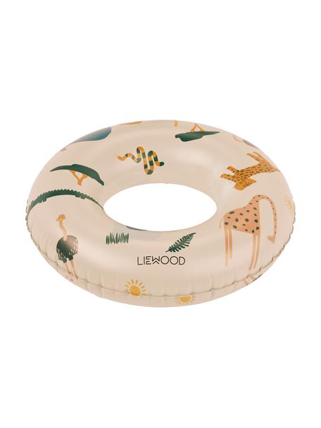 Kinder-Schwimmring Baloo, 100% Kunststoff (PVC), Beige, Mehrfarbig (Safari-Muster), Ø 45 cm