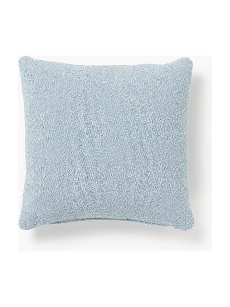 Bouclé-Sofa-Kissen Lena, Hülle: Bouclé (93 % Polyester, 6, Bouclé Hellblau, B 50 x L 50 cm