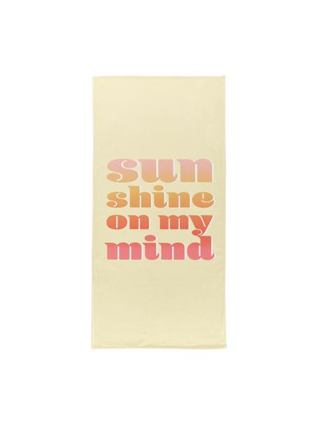 Ľahká plážová osuška Sunshine, 55 %  polyester, 45 %  bavlna
Veľmi ľahká gramáž, 340 g/m², Žltá, viacfarebná, Š 70 x D 150 cm