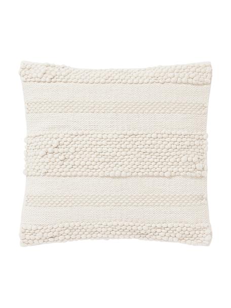 Povlak na polštář s různou výškou povrchu Hamad, Odstíny béžové, Š 45 cm, D 45 cm