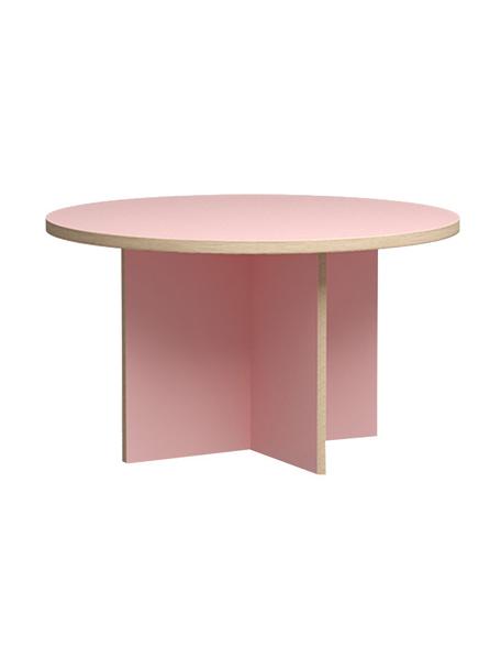 Kulatý jídelní stůl Cirkel, Růžová, Ø 129 cm, V 74 cm
