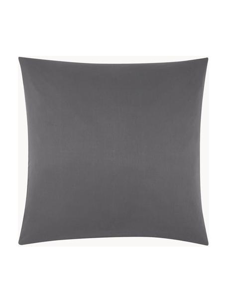Baumwollsatin-Kissenbezug Comfort in Dunkelgrau, 65 x 65 cm, Webart: Satin, leicht glänzend Fa, Dunkelgrau, B 65 x L 65 cm