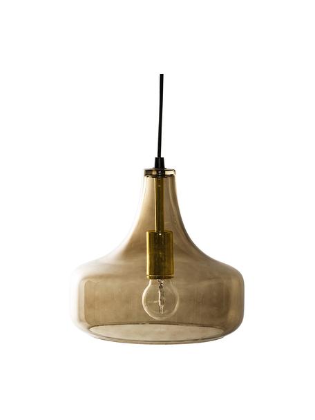Lampa wisząca ze szkła Yuser, Odcienie bursztynowego, Ø 26 x W 23 cm