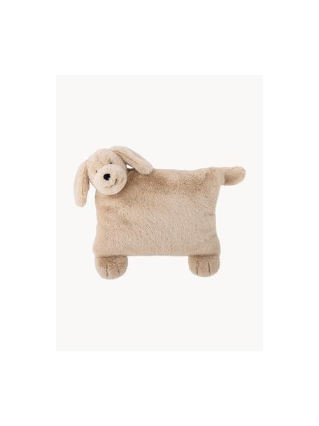 Cojín peluche Felix, Beige claro, An 37 x L 45 cm