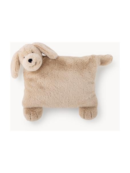 Coussin peluche Felix, Beige clair, larg. 37 x long. 45 cm