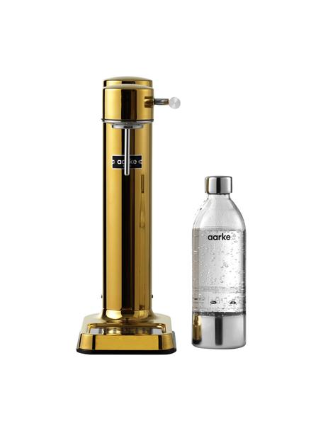 Waterbubblerset Carbonator 3, Fles: kunststof, BPA-vrij, Glanzend goudkleur, Set met verschillende formaten
