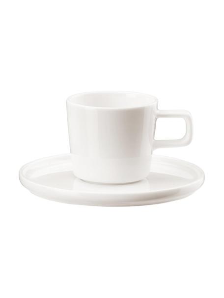 Šálek na espresso s podšálkem z kostního porcelánu Fine Bone China Oco, 6 ks, Kostní porcelán Fine Bone China
Fine Bone China je jemný porcelán, který se vyznačuje zejména svým zářivým a průsvitným leskem, Slonová kost, Ø 6 cm, 60 ml