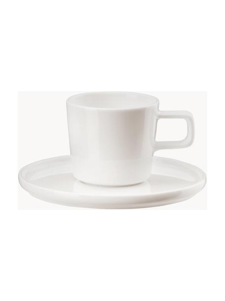 Fine Bone China Espressotassen Oco mit Unterteller, 6 Stück, Fine Bone China (Porzellan)
Fine Bone China ist ein Weichporzellan, das sich besonders durch seinen strahlenden, durchscheinenden Glanz auszeichnet., Off White, Ø 6 cm, 60 ml