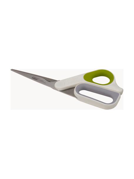 Ciseaux de cuisine PowerGrip, Vert, gris clair, blanc cassé, larg. 9 x long. 22 cm