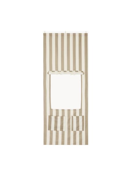 Porte de kiosque en coton bio Doorway, Beige, blanc cassé, larg. 85 x haut. 295 cm