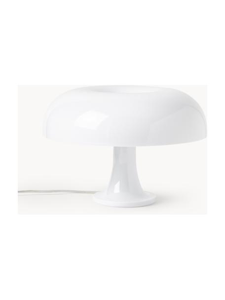 Stolní lampa Nessino, Polykarbonát, Bílá, Ø 32 cm, V 22 cm