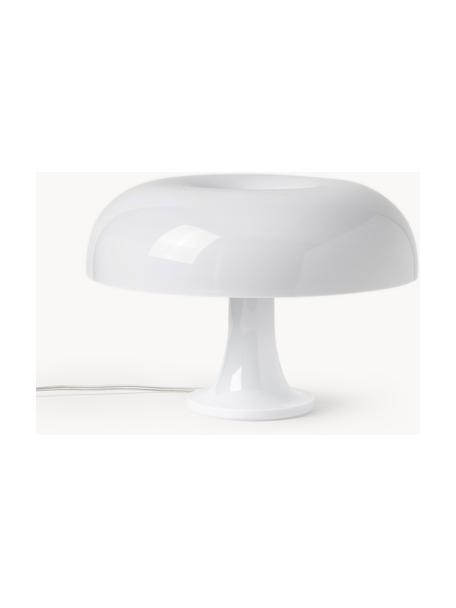 Stolní lampa Nessino, Polykarbonát, Bílá, Ø 32 cm, V 22 cm