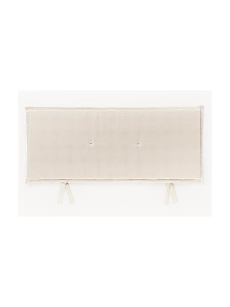 Poduszka na ławkę Ortun, Tapicerka: 100% polipropylen, Jasny beżowy, S 48 x D 120 cm