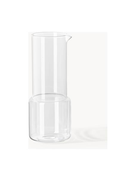 Mundgeblasene Wasserkaraffe Gustave, 1.4 L, Borosilikatglas, Transparent, 1.4 L
