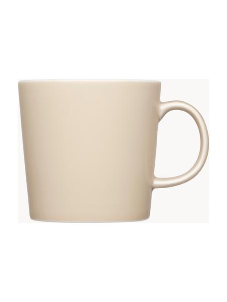 Tazza in porcellana Teema, Porcellana vitro, Beige chiaro, Ø 8 x Alt. 8 cm, 300 ml