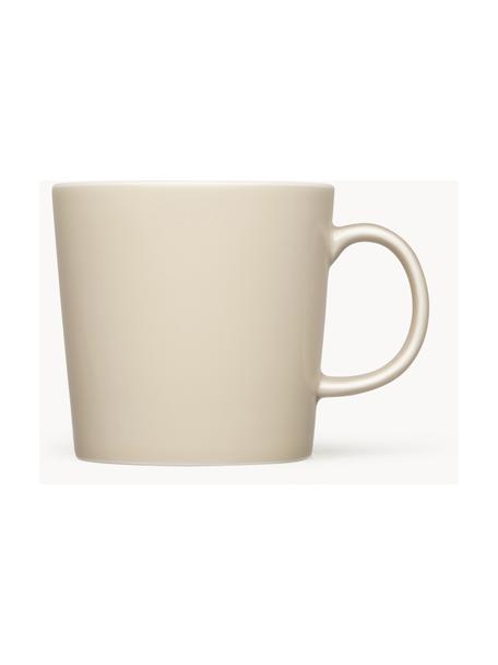 Porzellan-Tasse Teema, Vitro-Porzellan, Hellbeige, Ø 8 x H 8 cm, 300 ml