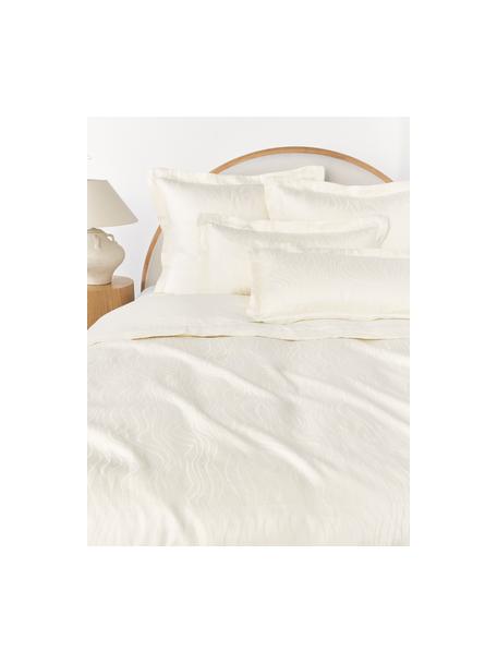 Leinen-Bettdeckenbezug Malia, Off White, B 135 x L 200 cm