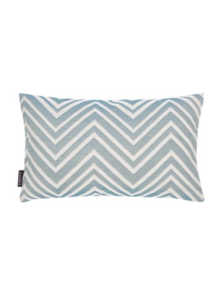 Funda de cojín de exterior Lobos, 100% poliacrílico, Verde, beige, An 30 x L 50 cm