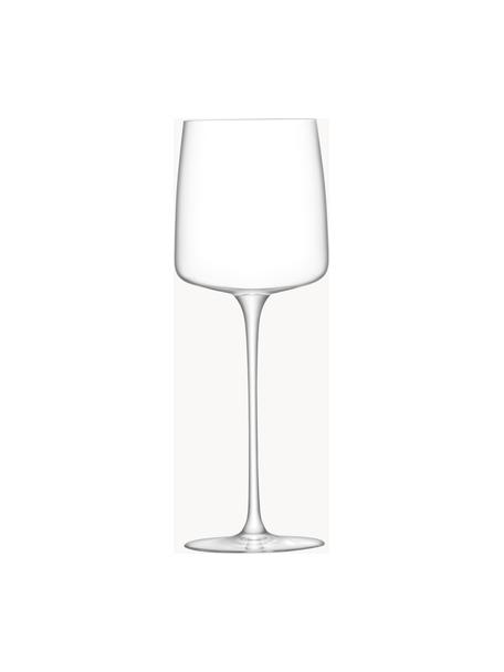 Copas de vino blanco Metropolitan, 4 uds., Vidrio, Transparente, Ø 8 x Al 22 cm, 350 ml