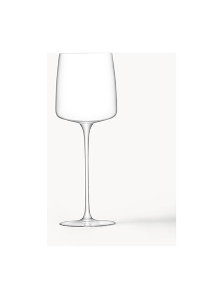 Bicchiere da vino bianco Metropolitan 4 pz, Vetro, Trasparente, Ø 8 x Alt. 22 cm, 350 ml