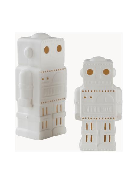 Set di 2 lampade per bambini a LED a batteria Robics, Porcellana, Bianco latte, Set in varie misure