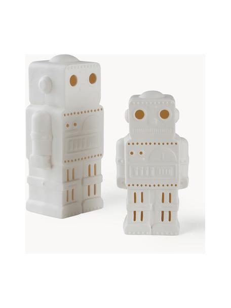 Set di 2 lampade per bambini a LED a batteria Robics, Porcellana, Bianco latte, Set in varie misure