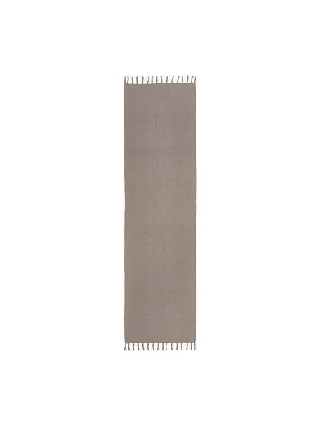 Tenký bavlnený behúň Agneta, 100 %  bavlna, Sivá, Š 70 x D 250 cm