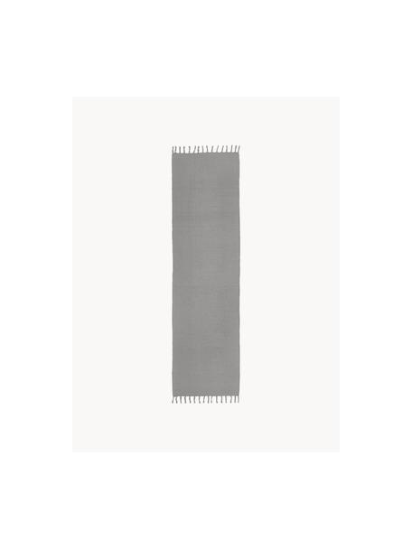 Tenký bavlnený behúň Agneta, 100 %  bavlna, Sivá, Š 70 x D 250 cm