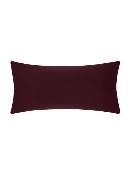 Flanelová obliečka na vankúš Biba, tmavočervená, 2 ks, Tmavočervená, Š 40 x D 80 cm