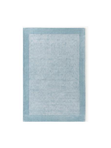 Tapis à poils ras Kari, 100 % polyester, certifié GRS, Tons bleus, larg. 300 x long. 400 cm (taille XL)