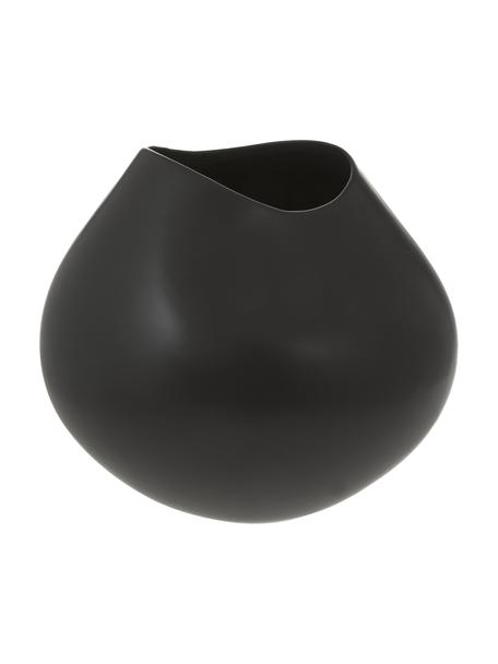 Handgemaakte vaas Opium van keramiek in zwart, Keramiek, Zwart, Ø 26 x H 39 cm