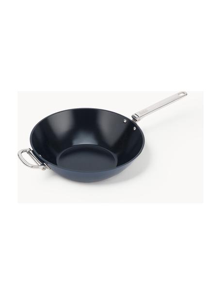 Wok panvica nepriľnavým povrchom Space, Sivomodrá, odtiene striebornej, Ø 32 x V 15 cm