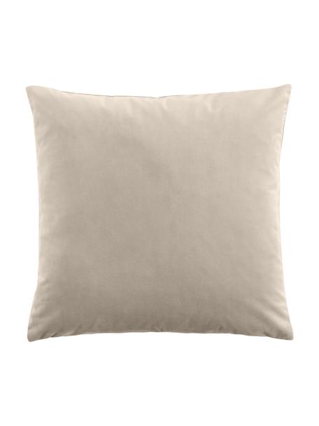 Housse de coussin 45x45 velours Rush, 2 pièces, 100 % polyester ( recyclé ), Beige, larg. 45 x long. 45 cm