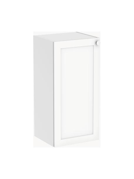 Badkamerwandkast Rafaella, B 40 cm, links, Handvatten: gecoat metaal, Wit, B 42 x H 85 cm